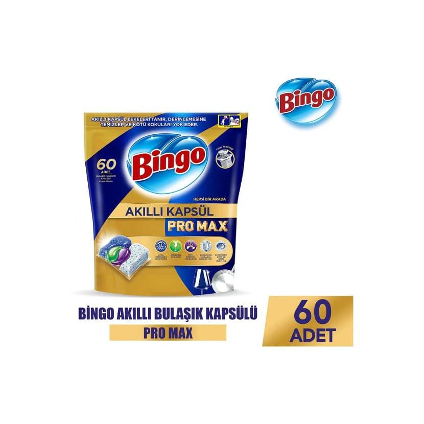 قرص ماشین ظرفشویی 60 عددی بینگو PRO MAX — تصویر ۷