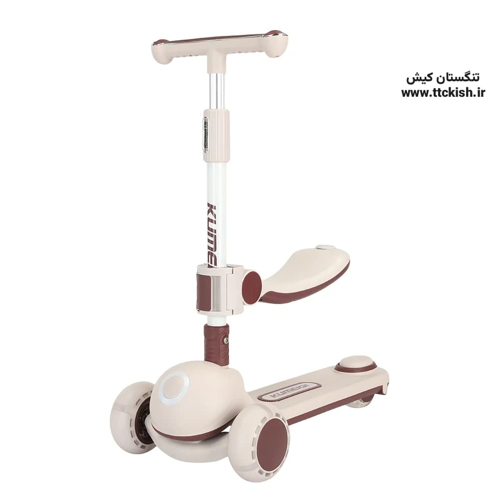 اسکوتر 3 چرخ تعادلی صندلی دار موزیکال چراغ دار مدل IQ Plus