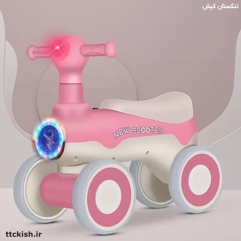 4 چرخ موزیکال و چراغ دار کودک مدل NEW1 — تصویر ۵