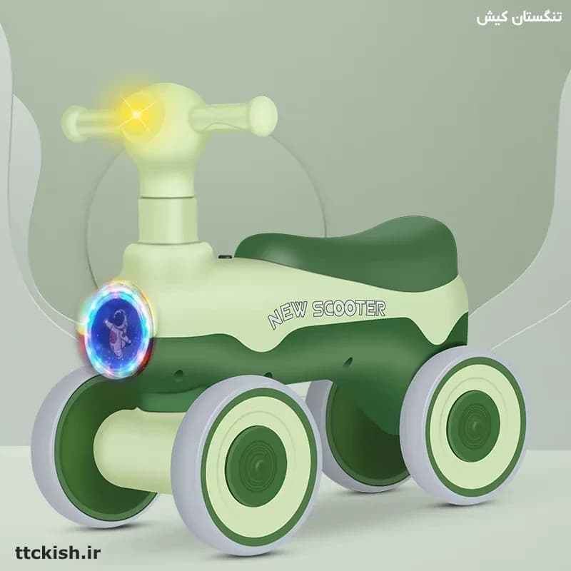 4 چرخ موزیکال و چراغ دار کودک مدل NEW1 — تصویر ۶