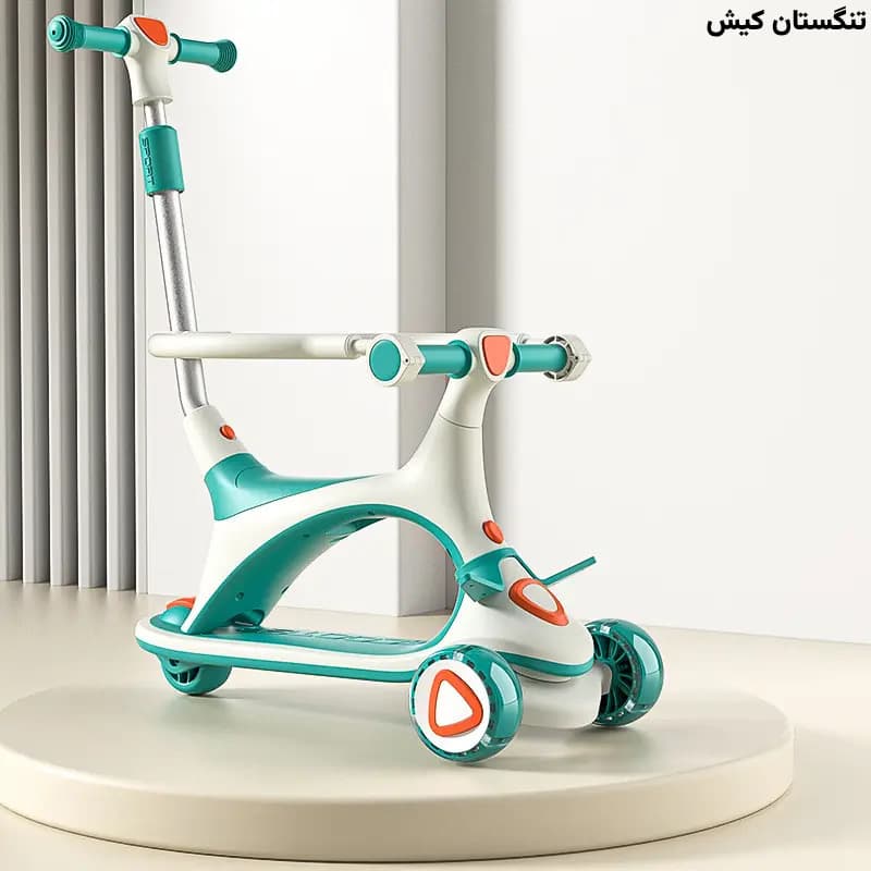 اسکوتر چند کاره صندلیدار موزیکال(دسته هدایت والدین) مدل Nova Plus — تصویر ۲