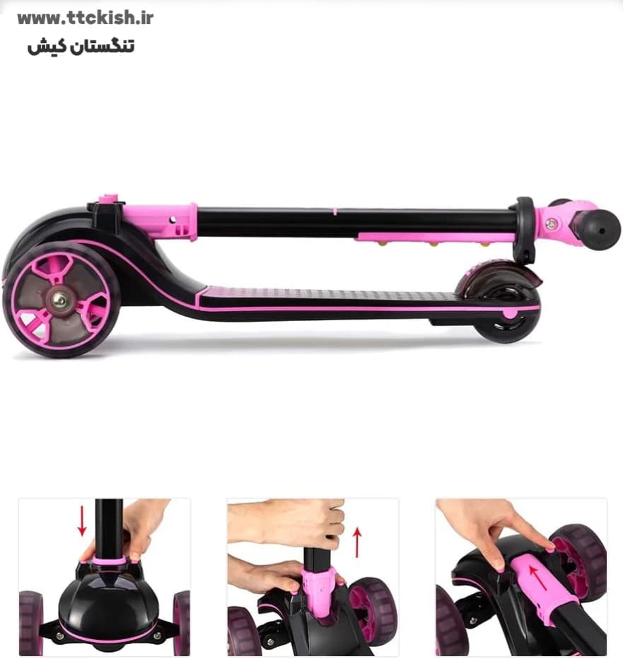 اسکوتر 3 چرخ تعادلی کودک پسرانه دخترانه مدل LB-PRO — تصویر ۱۰