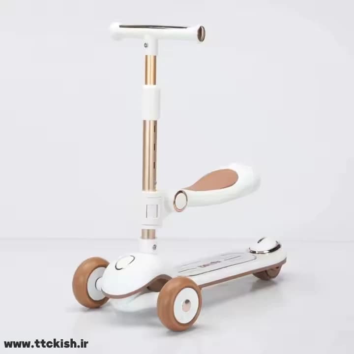 اسکوتر صندلی دار موزیکال چراغ دار مدل Vibe Plus — تصویر ۸