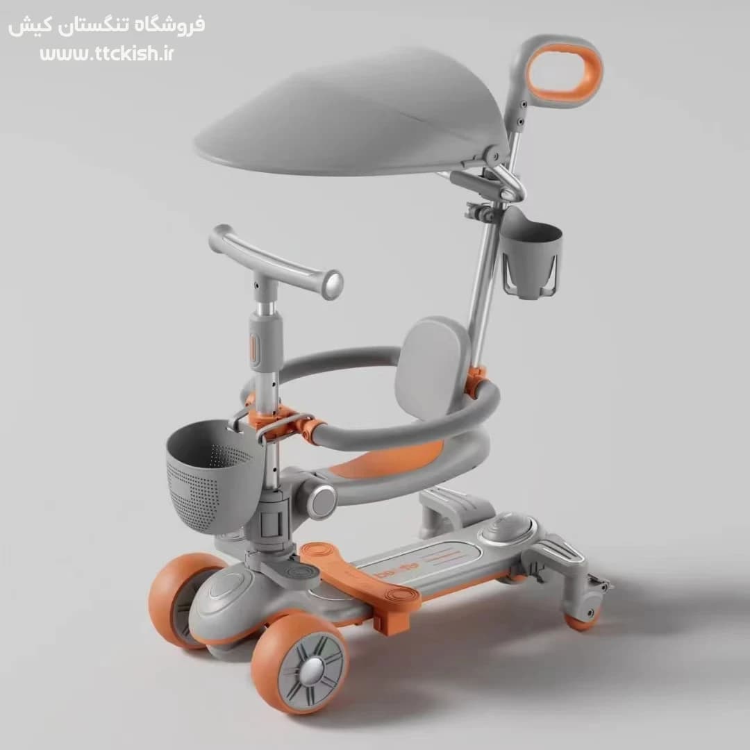 اسکوتر چند کاره صندلی‌دار موزیکال(دسته هدایت والدین) مدل Nexus — تصویر ۳