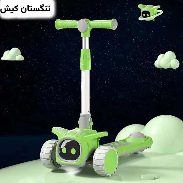 اسکوتر 3 چرخ چراغ دار موزیکال مدل ASTRO PS5 — تصویر ۲