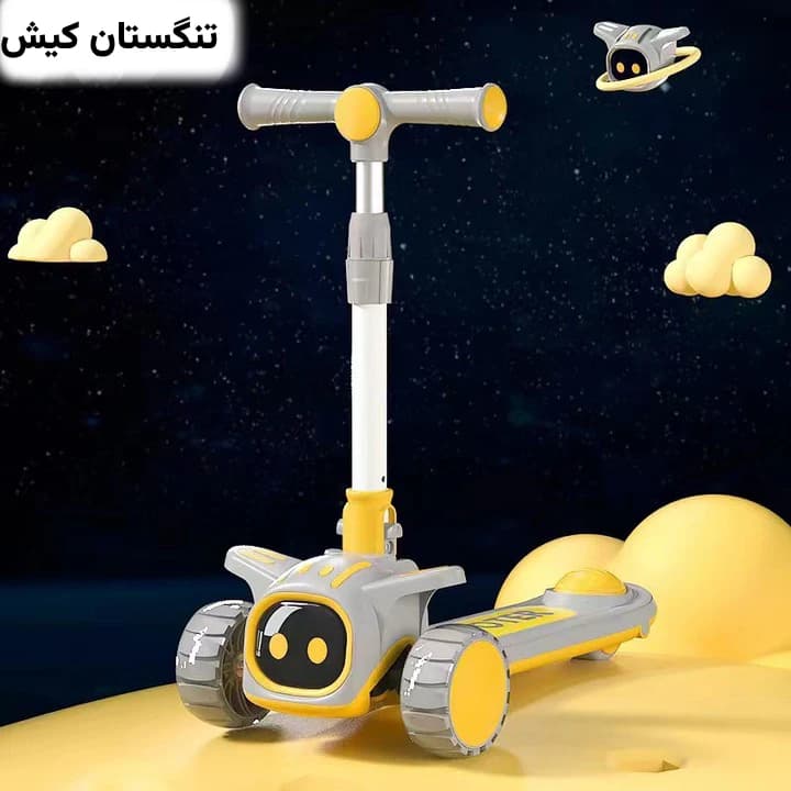اسکوتر 3 چرخ چراغ دار موزیکال مدل ASTRO PS5 — تصویر ۳