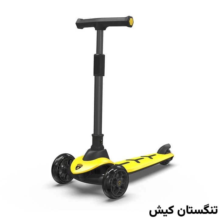 اسکوتر 3 چرخ حرفه ای لامبورگینی چراغ دار — تصویر ۹