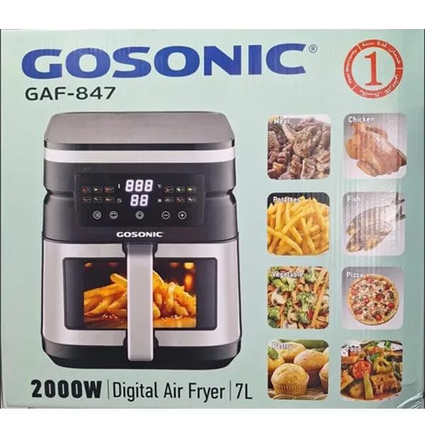 سرخ‌ کن بدون روغن گوسونیک مدل GAF-847 ظرفیت 7 لیتر — تصویر ۴