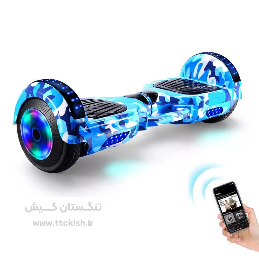 اسکوتر برقی هوشمند اوتوبالانس 6.5 اینچ بلوتوث دار XTR — تصویر ۸