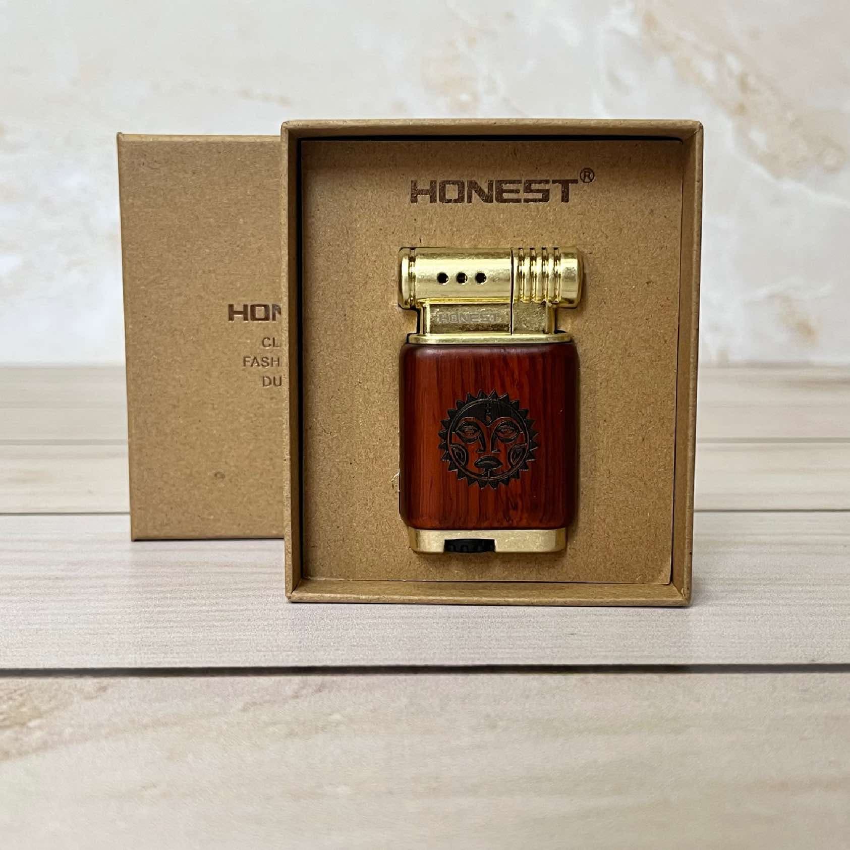 فندک اورجینال آنست honest طرح چوب (قهوه‌ای) — تصویر ۴