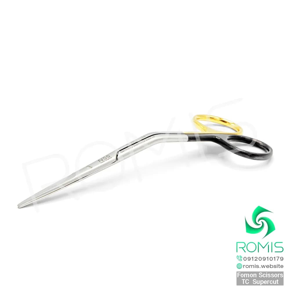 قیچی فومن (دورسوم) طلایی سوپرکات 14.5cm — تصویر ۲