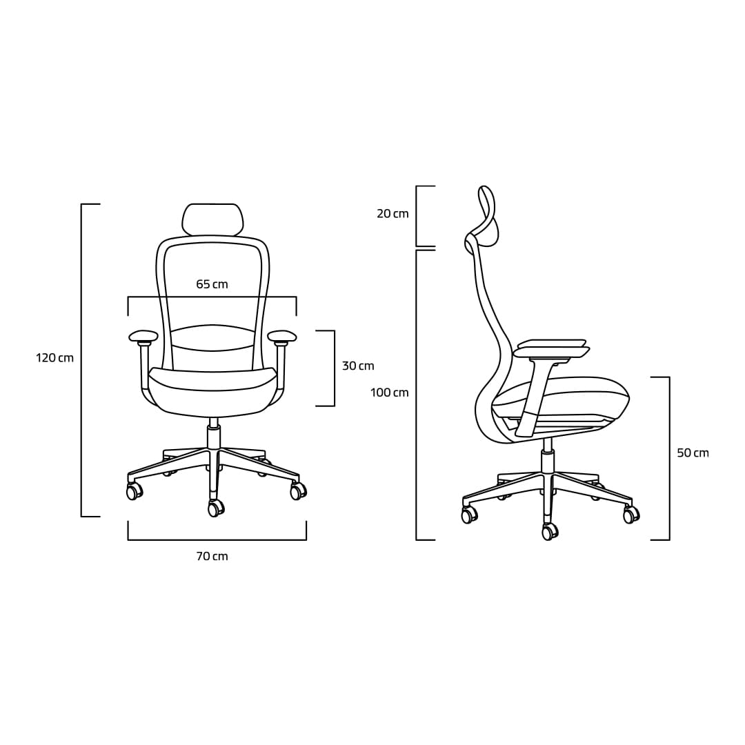 صندلی مدیریتی داتیس مدل VICO کد MV650FK — تصویر ۵