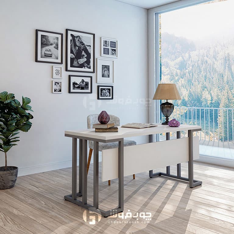 میز اداری چوب فروش 140 کد K420 — تصویر ۹