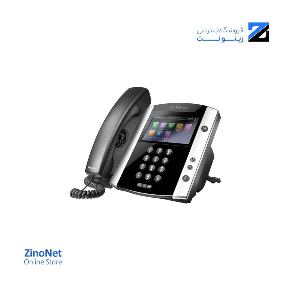 تلفن تحت شبکه پلیکام مدل VVX 601 — تصویر ۲