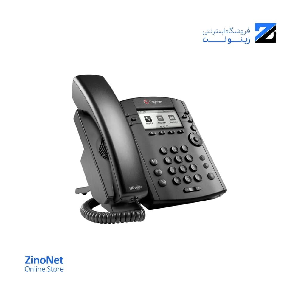 تلفن تحت شبکه پلیکام مدل VVX 301 — تصویر ۲