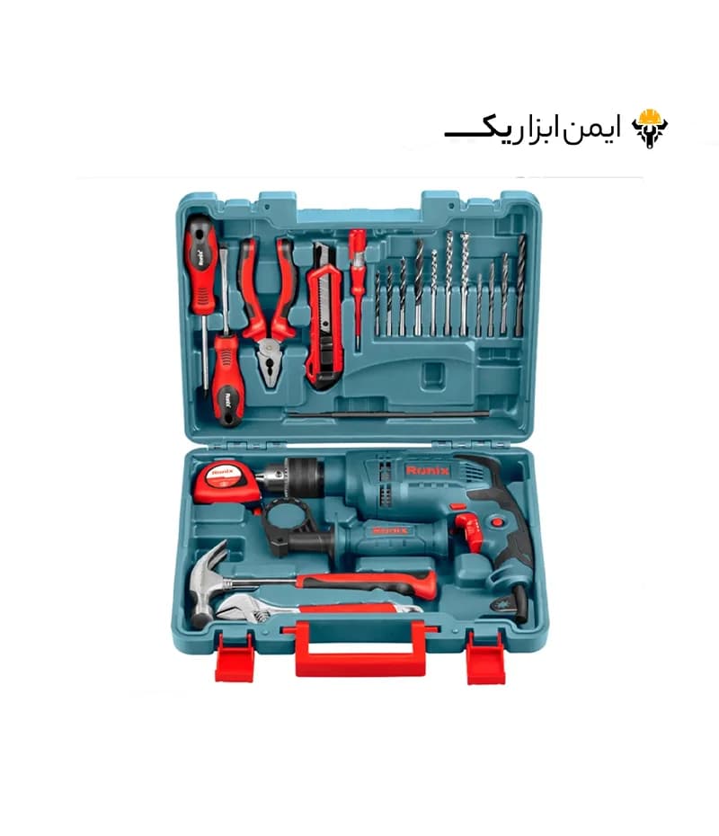کیت دریل چکشی 13 میلی متری 650 وات رونیکس (Ronix) مدل RS-0001 — تصویر ۶