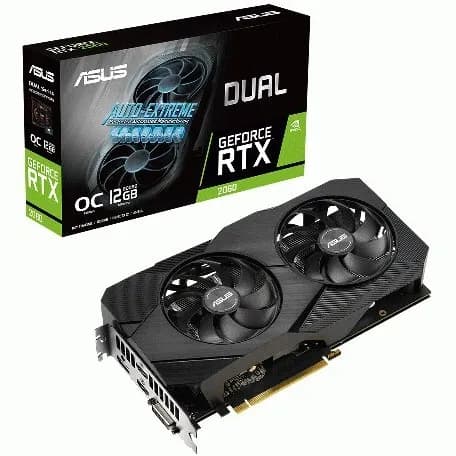 کارت گرافیک ایسوس Dual GeForce RTX 2060 EVO OC 12G (استوک)