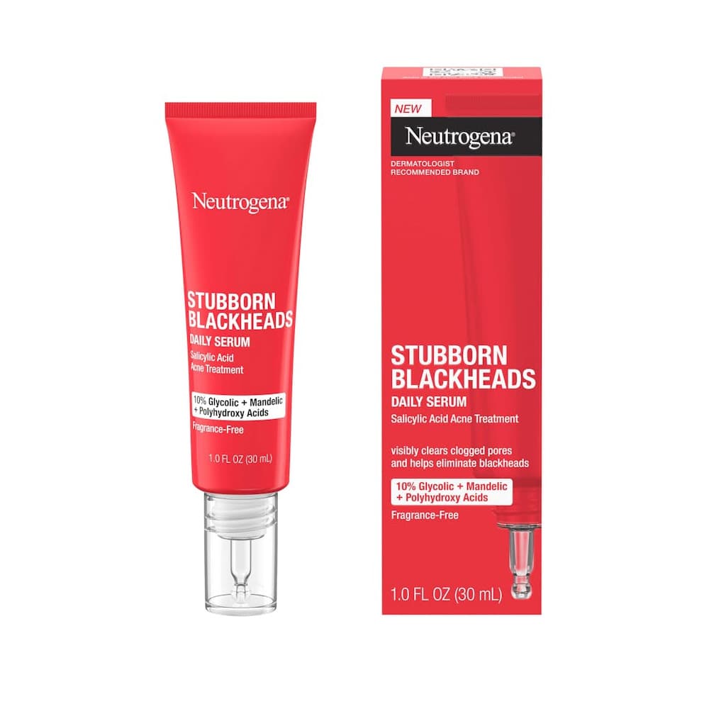 سرم نوتروژینا ضد جوش و سرسیاه Stubborn Blackheads مخصوص پوست چرب 30 میل