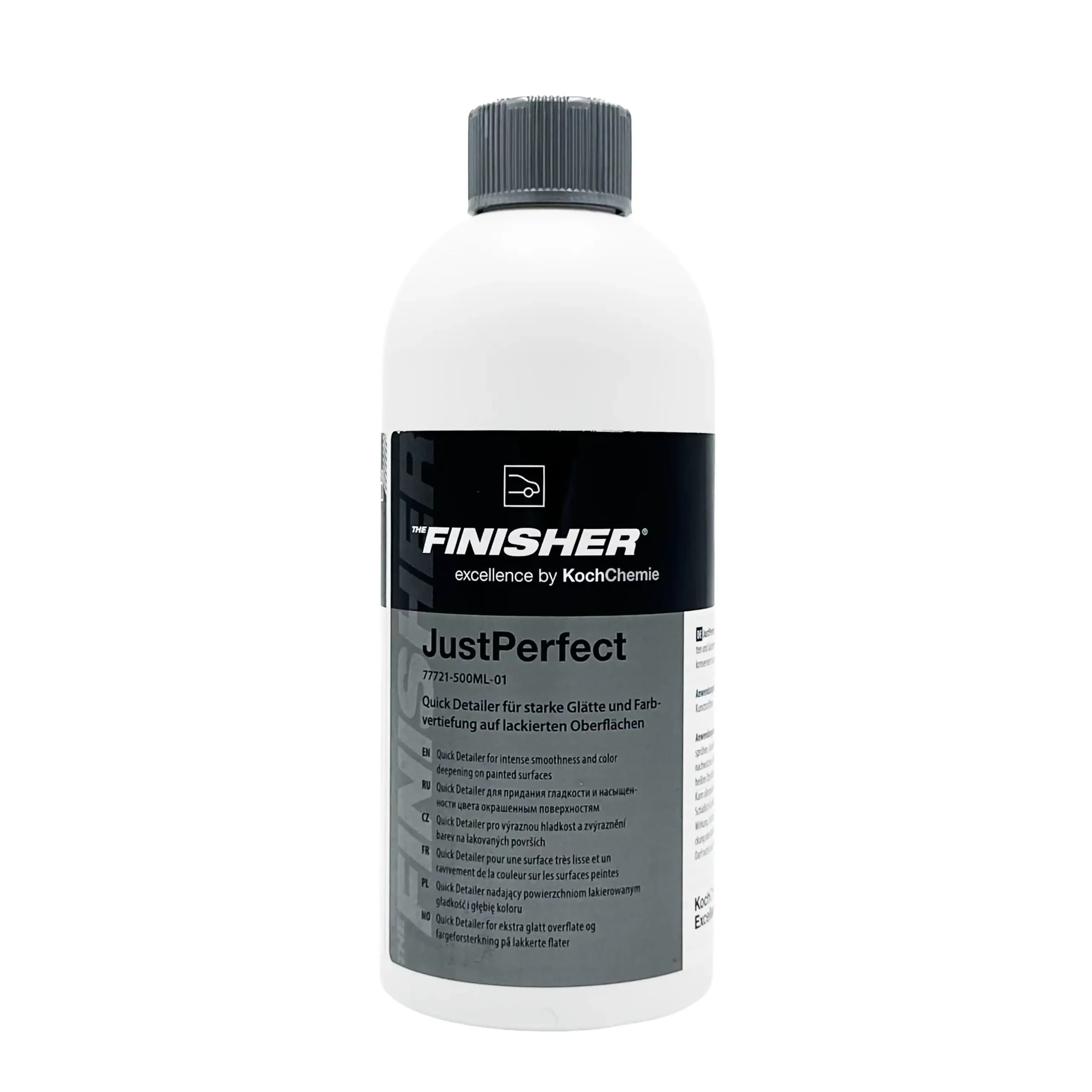 اسپری تمیزکننده و براق‌کننده سریع بدنه کوکمی مدل Koch Chemie The Finisher JustPerfect — تصویر ۳