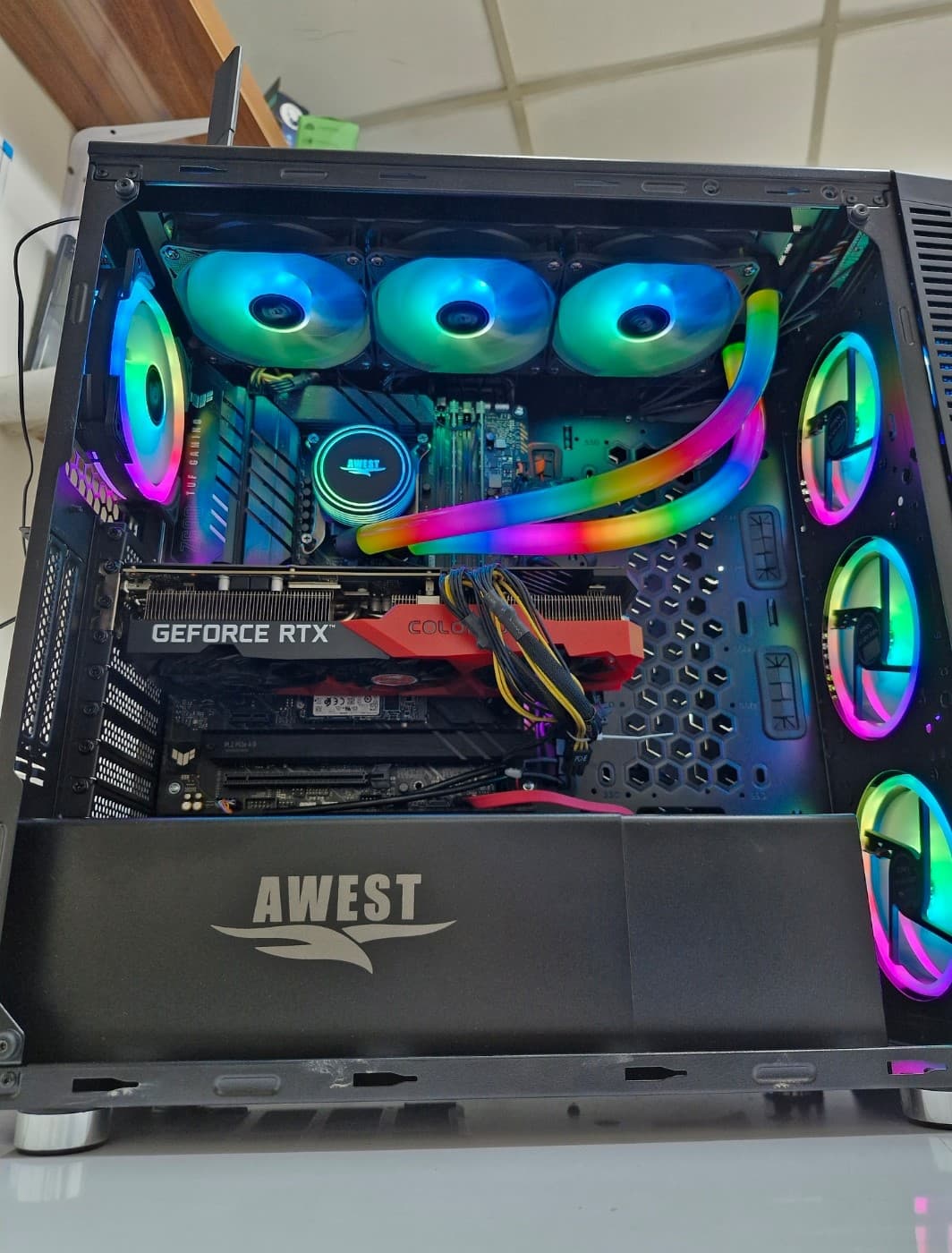 کیس گیمینگ اوست مدل GT_AV309-MB با CPU : i7-12700K و GPU : NVIDIA RTX 3070 — تصویر ۶