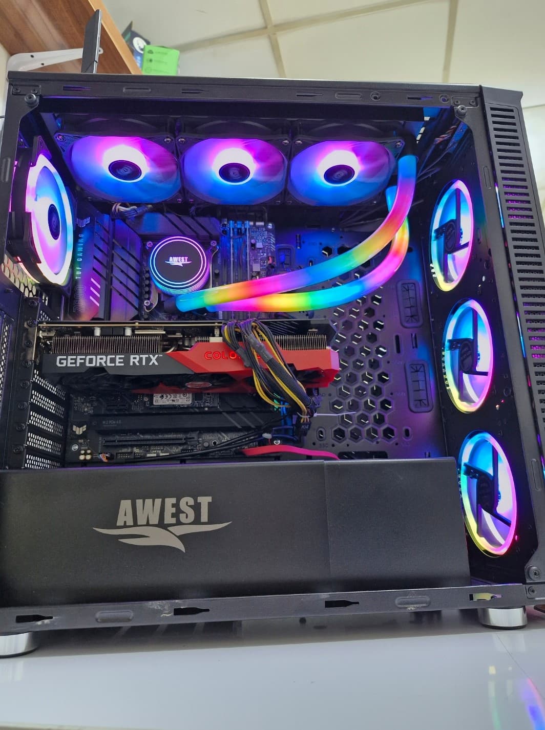 کیس گیمینگ اوست مدل GT_AV309-MB با CPU : i7-12700K و GPU : NVIDIA RTX 3070 — تصویر ۷