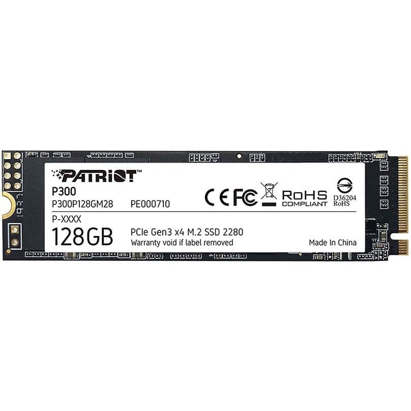 حافظه اس اس دی اینترنال پاتریوت P300 M.2 2280 NVMe ظرفیت 128 گیگابایت — تصویر ۳