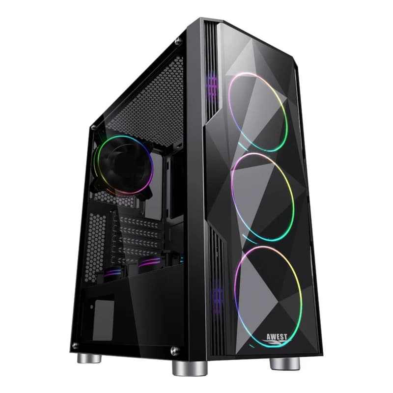 قاب کیس کامپیوتر گیمینگ اوست مدل GT-AV02-BG