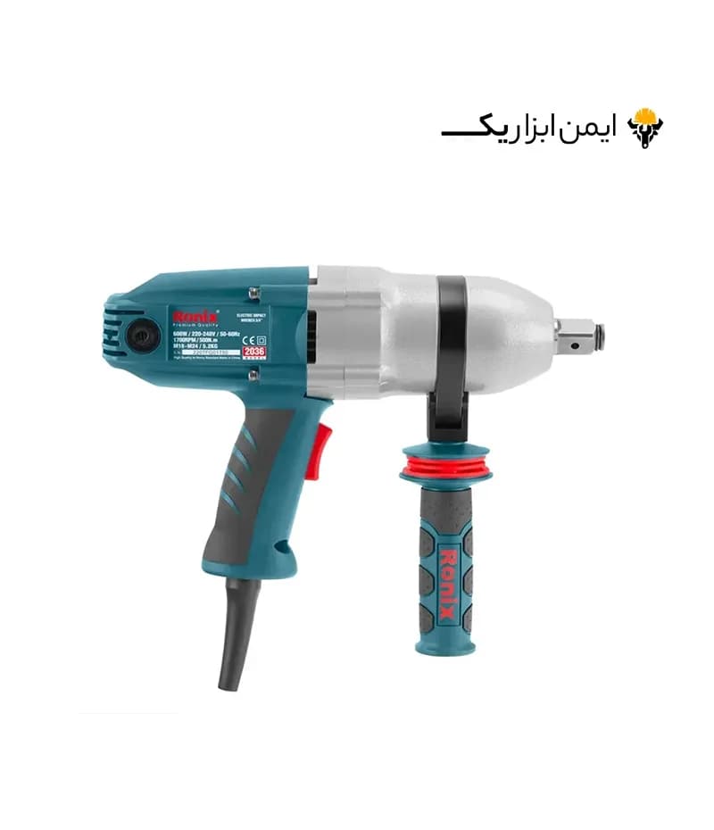 آچار بکس برقی 3/4 اینچ 600 وات رونیکس (Ronix) مدل 2036 — تصویر ۹