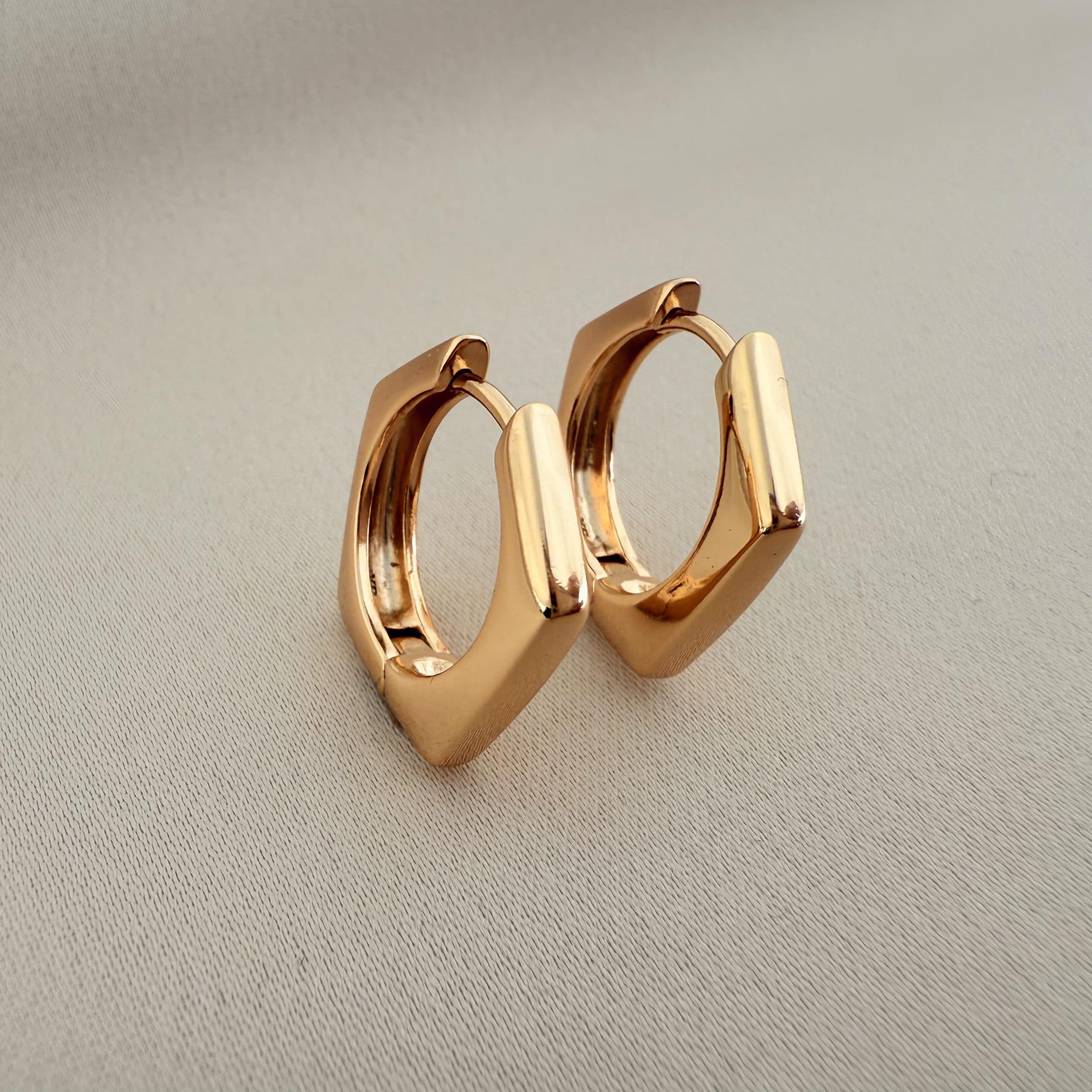 گوشواره پنج‌ضلعی ژوپینگ مدل X0001011 — تصویر ۱۱