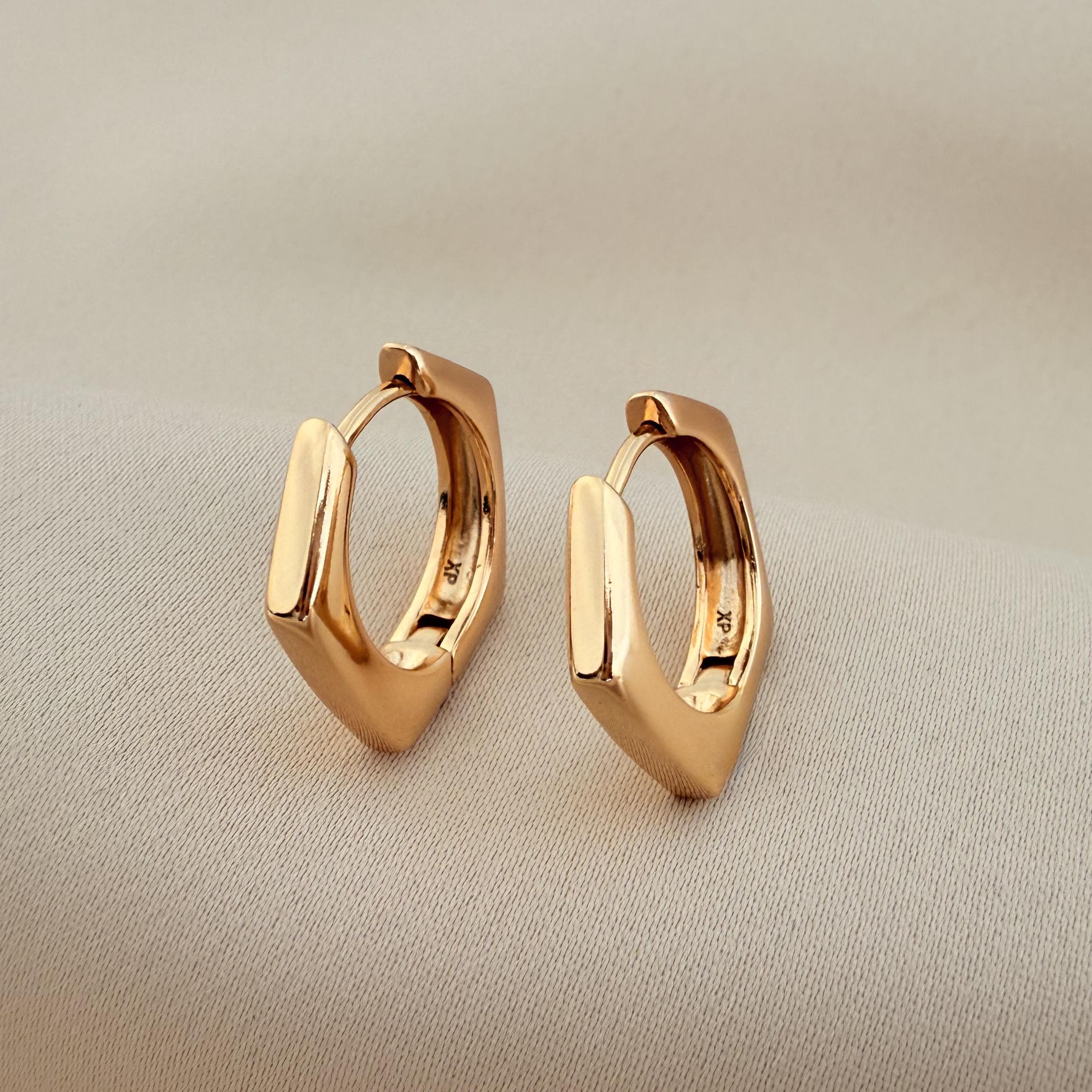گوشواره پنج‌ضلعی ژوپینگ مدل X0001011 — تصویر ۸