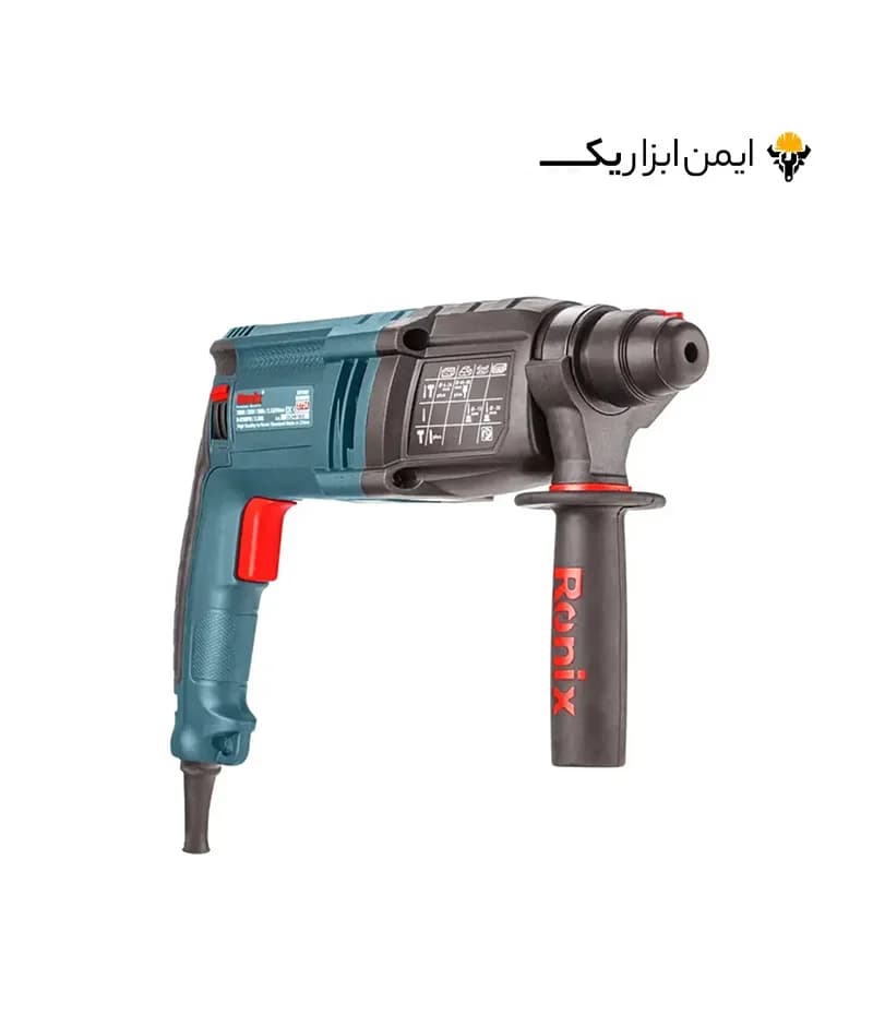 دریل بتن کن 22 میلی متری 700 وات رونیکس (Ronix) مدل 2724 — تصویر ۶