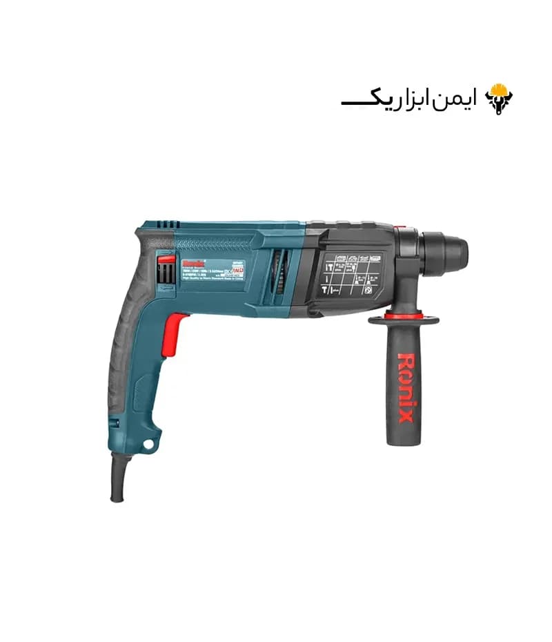 دریل بتن کن 22 میلی متری 700 وات رونیکس (Ronix) مدل 2724 — تصویر ۴