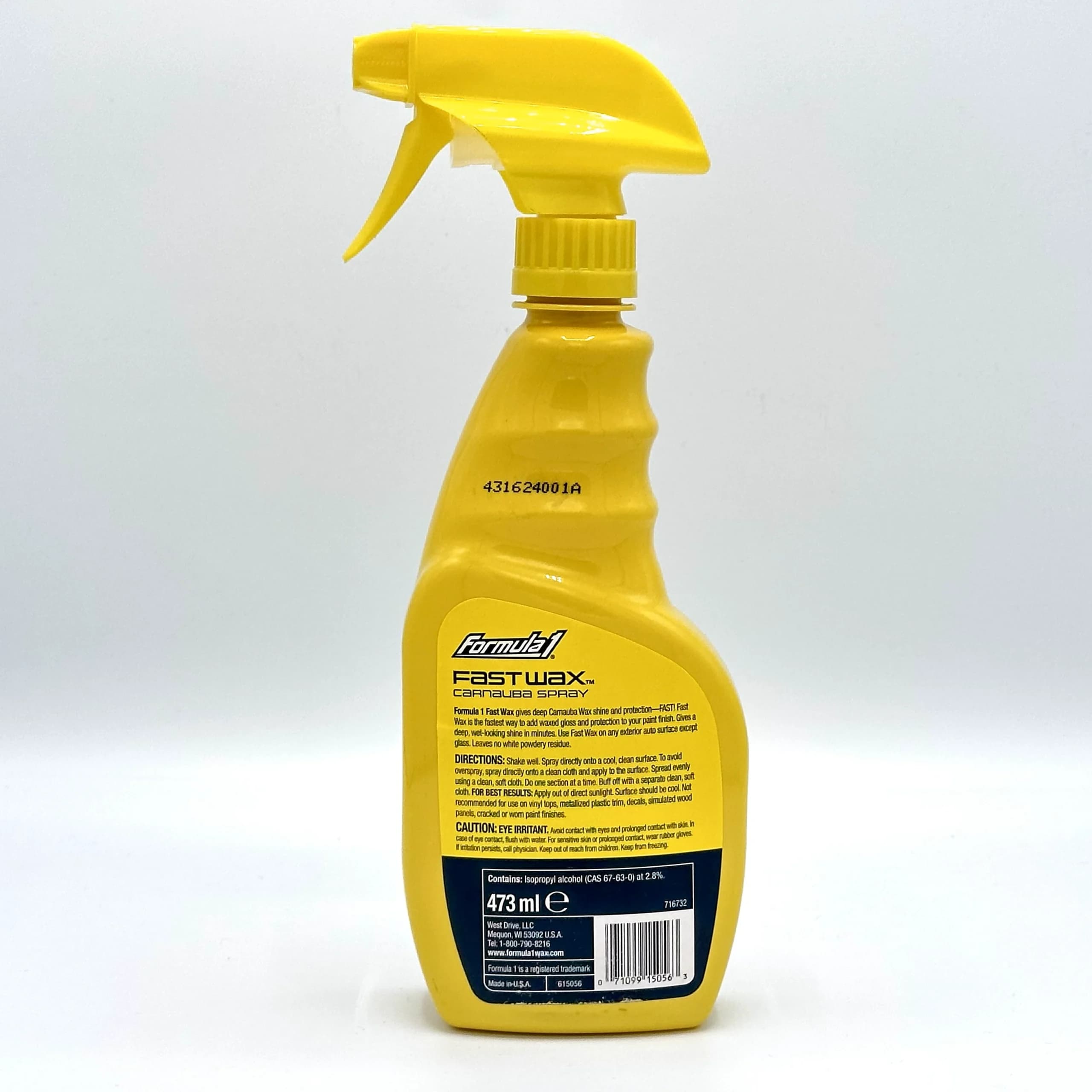 اسپری واکس پرسرعت کارناوبا فرمول وان – Formula 1 Carnauba Fast Wax Spray — تصویر ۴