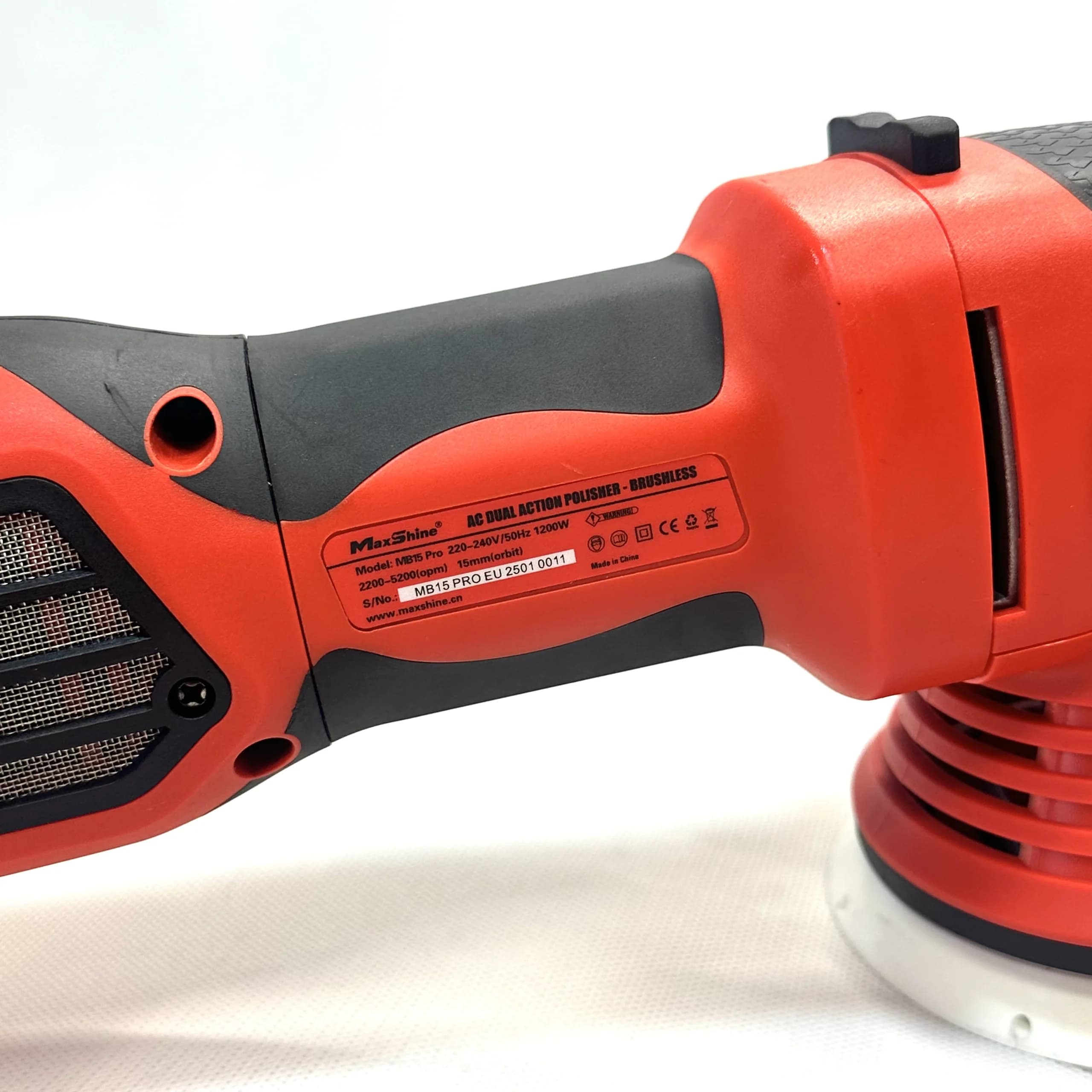 دستگاه پولیش اوربیتال براشلس مكس شاين مدل Maxshine MB15 Pro (brushless) — تصویر ۳