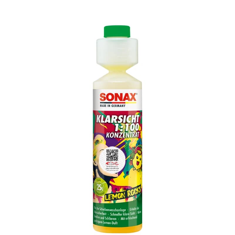 مایع شیشه شوی پمپی با رایحه لیمو سوناکس – Sonax Clear View Concentrate — تصویر ۲