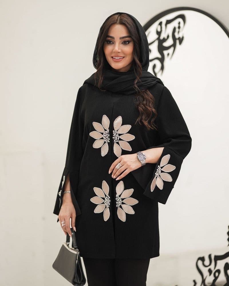 کت بلند زنانه مدل خورشید — تصویر ۷
