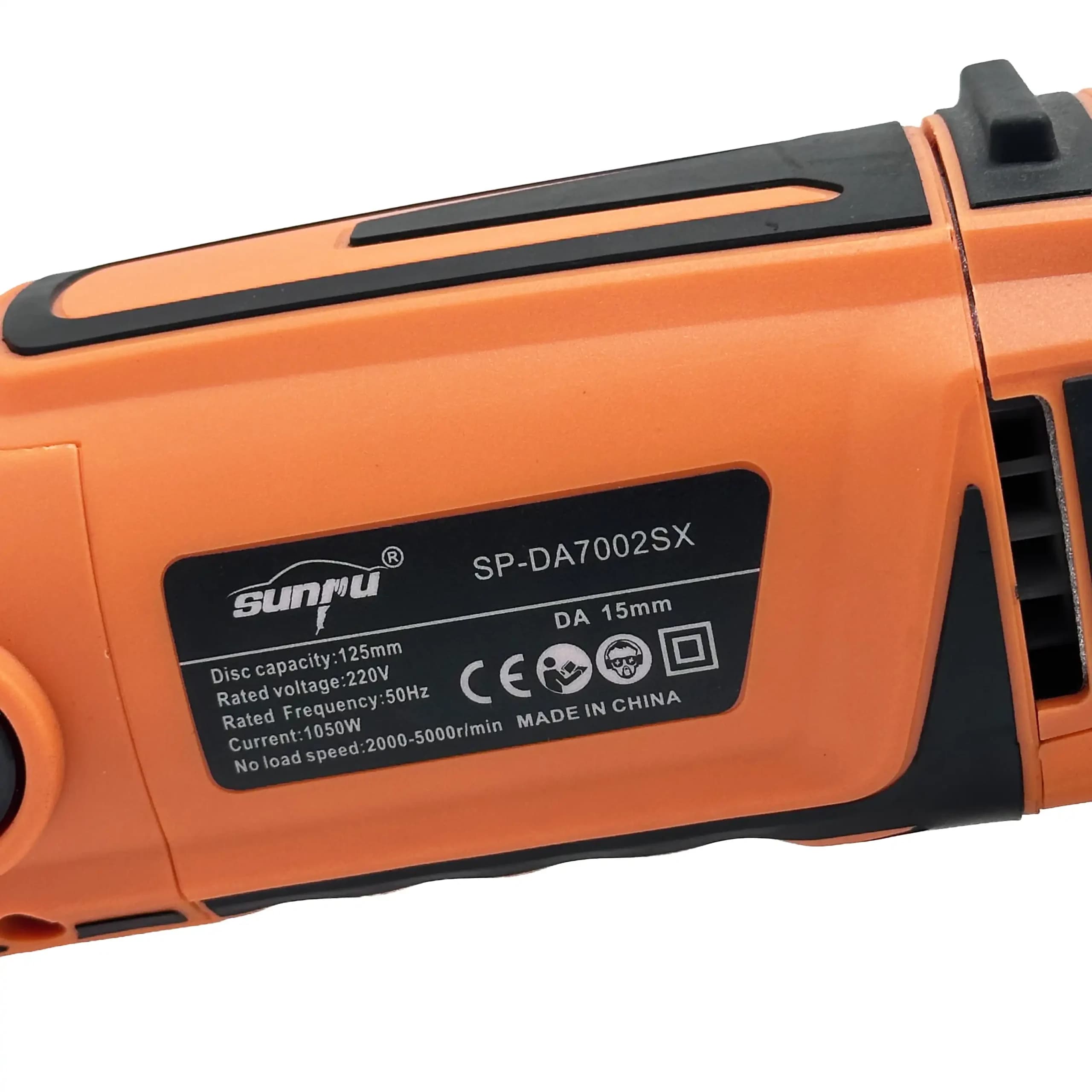 دستگاه پولیش اوربیتال سانپو سایز 12/5 سانتی متر با دیمر دیجیتال مدل Sunpu Orbital Polisher — تصویر ۶