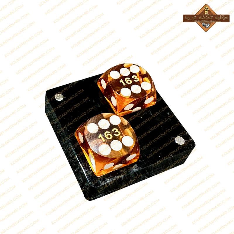 تاس پرسیژن کد دار مسابقاتی نارنجی — تصویر ۱۱