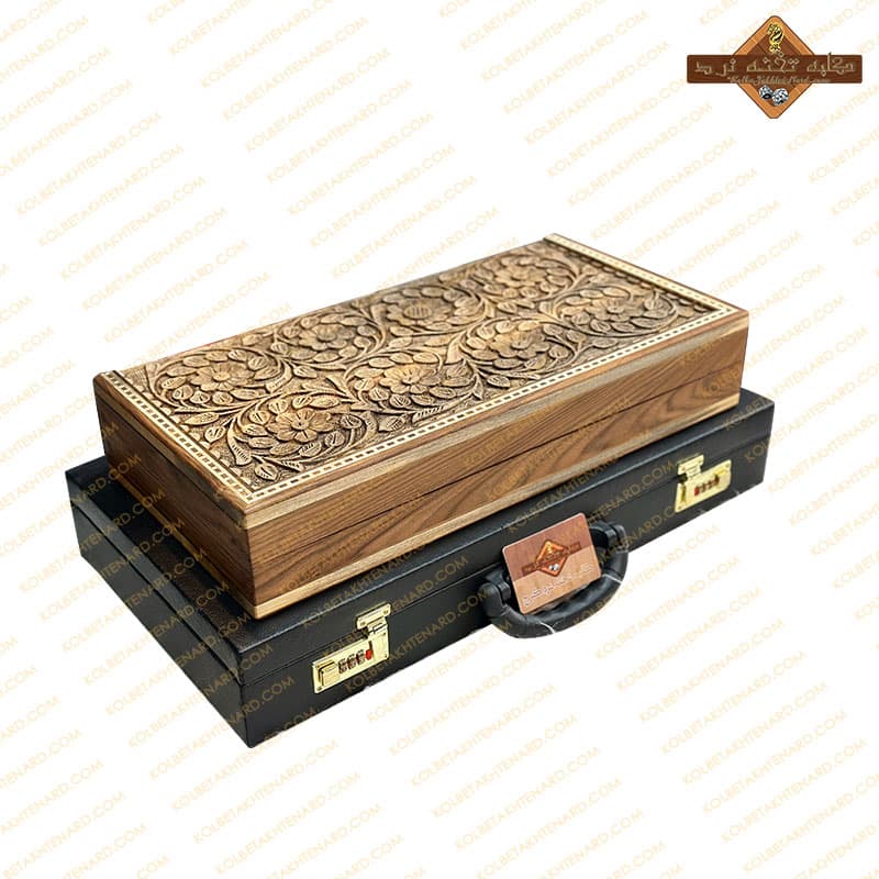 تخته نرد منبت گل و بوته سفارشی — تصویر ۵