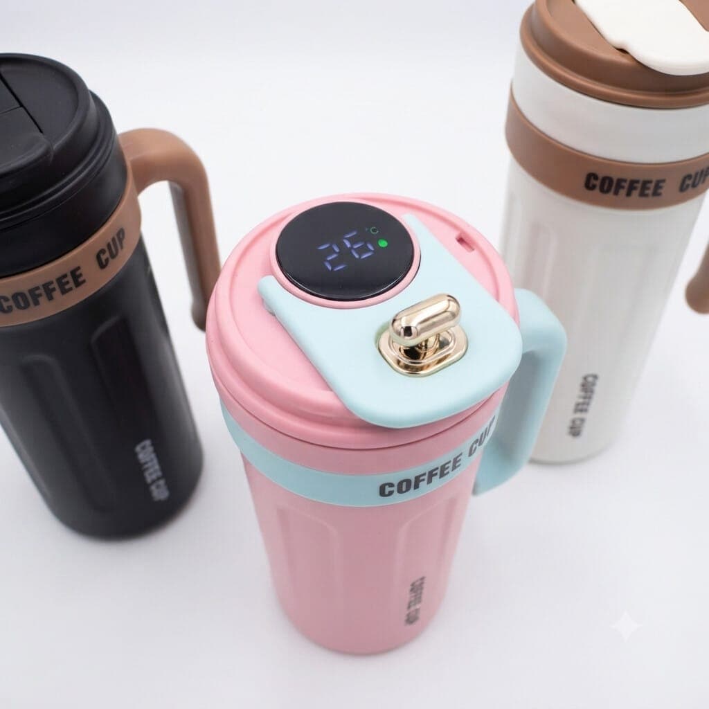 تراول ماگ دماسنج دار مدل Office Cup — تصویر ۲