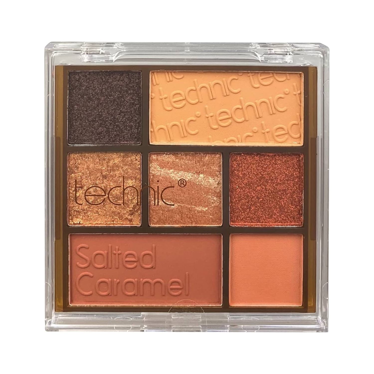پالت سایه 7 رنگ سالتد کارامل تکنیک Technic مدل Salted Caramel — تصویر ۵