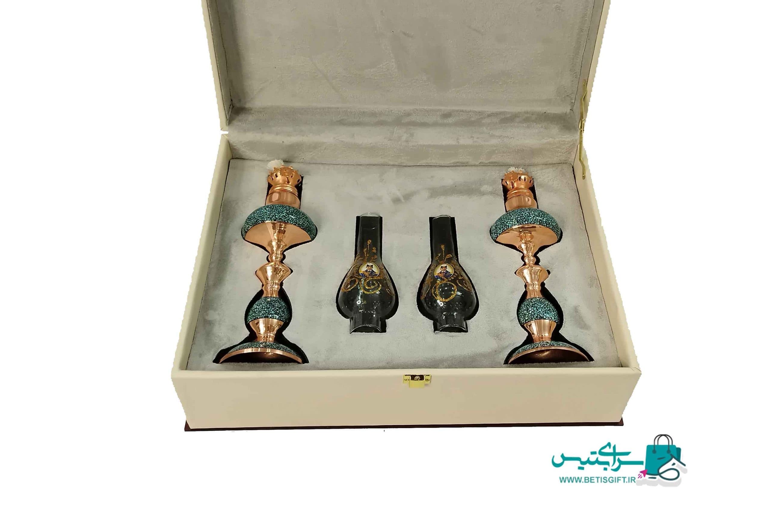 ست هدیه چراغ شاه عباسی فیروزه کوب — تصویر ۲