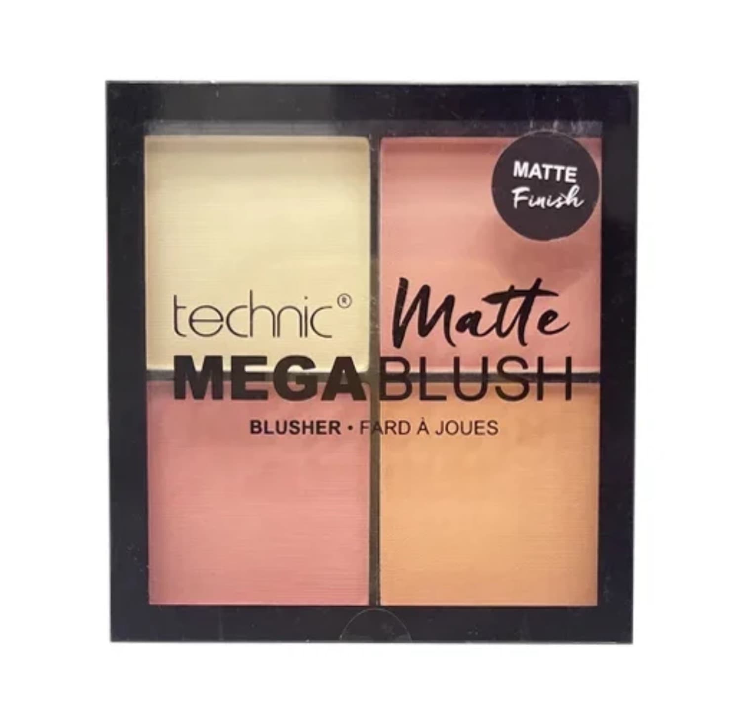 پالت رژگونه 4 رنگ technic مدل MEGA BLUSH matte — تصویر ۲