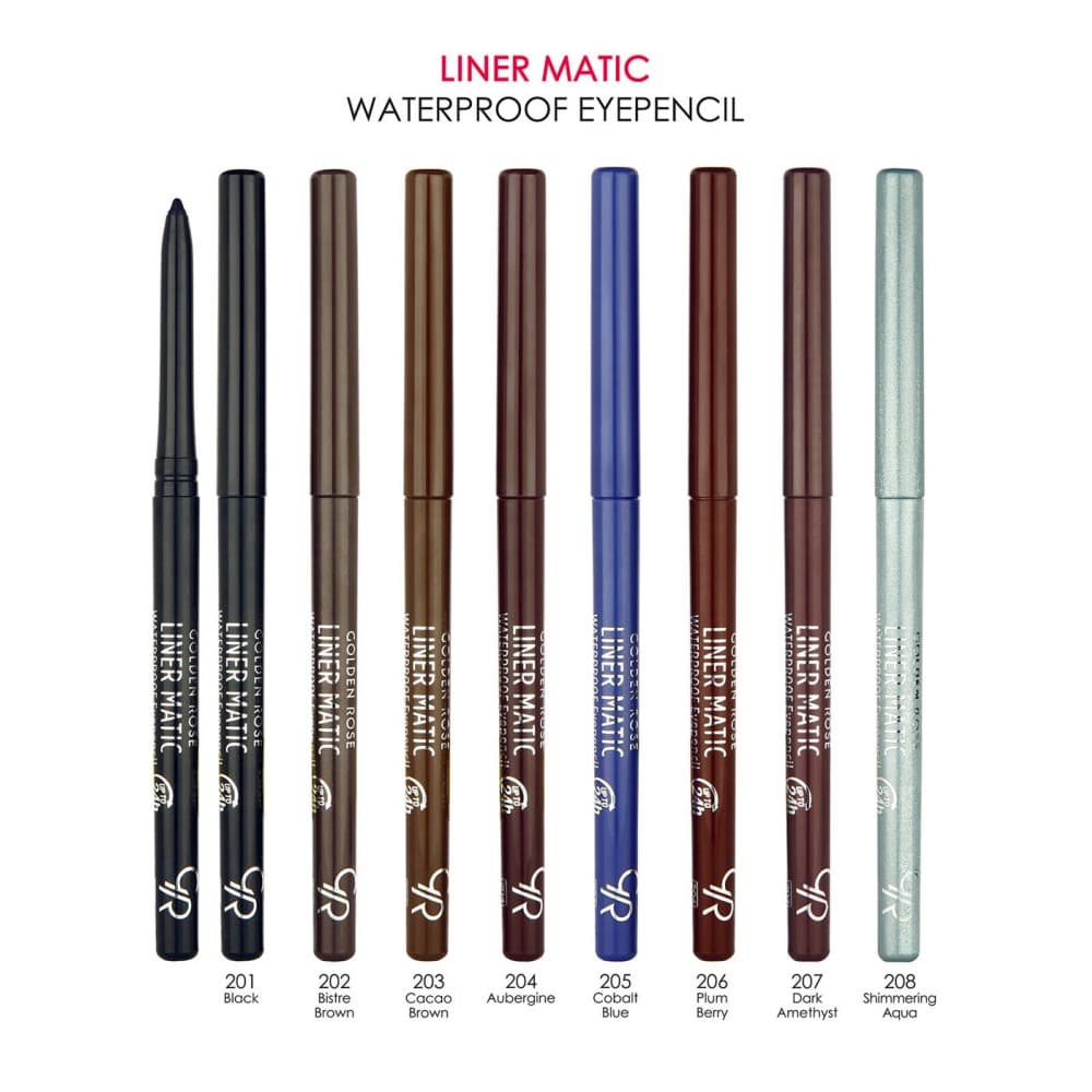 مداد چشم ضدآب لاینر ماتیک گلدن رز مدل Liner Matic