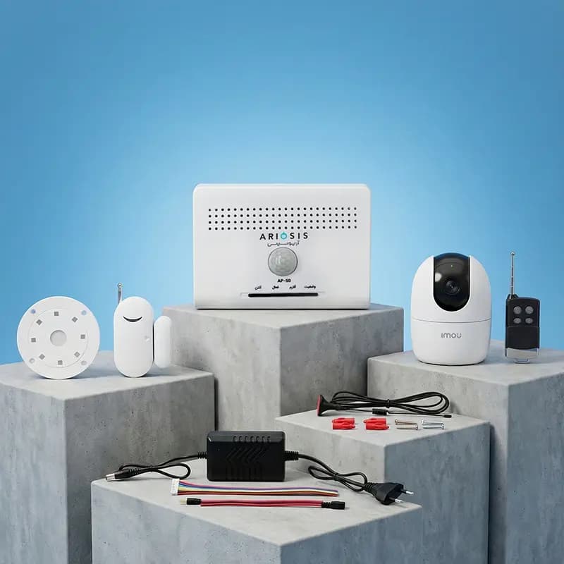پکیج دزدگیر دوربین دار آمان پلاس آریوسیس — تصویر ۳