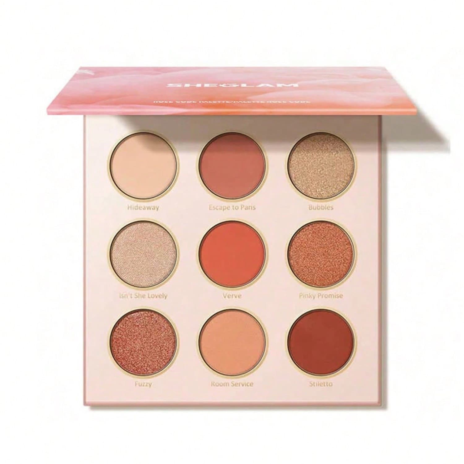 پالت سایه 9 رنگ رز کد شیگلم Sheglam مدل Rose Code