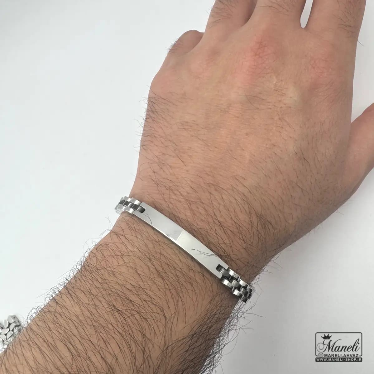 دستبند رولکس قابل حک در دو رنگ — تصویر ۹