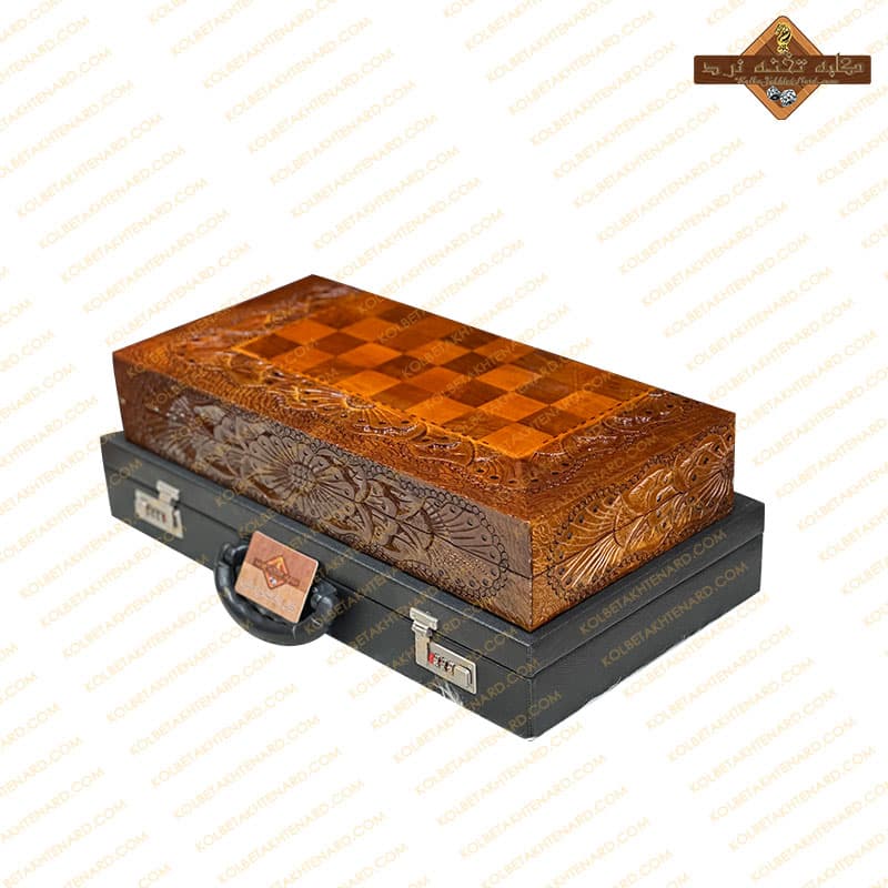 تخته نرد منبت کاری گردو سنندج — تصویر ۱۲