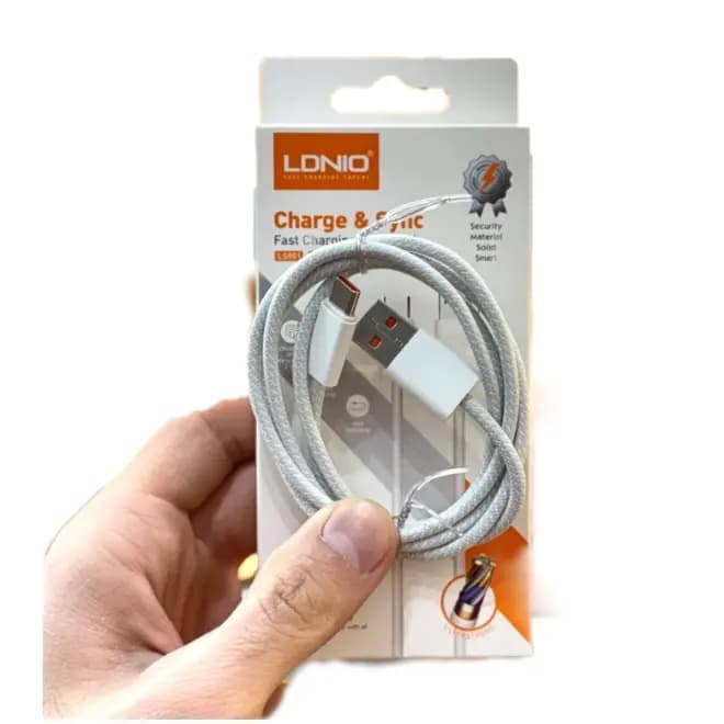 کابل فست شارژ Type-C الدینیو مدل LS901 — تصویر ۶