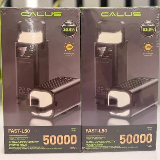 پاوربانک 50 هزار میلی آمپر کالوس مدل Fast-L50 — تصویر ۲